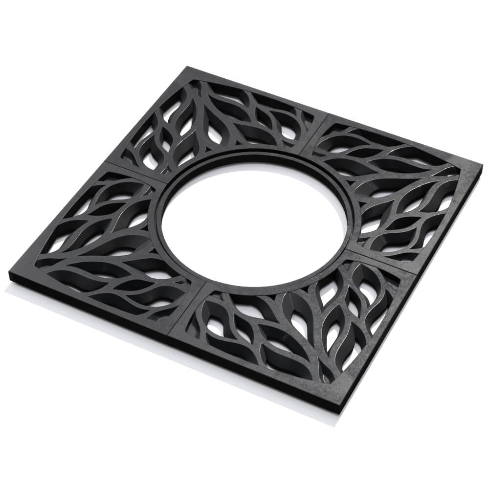 Приствольная решетка для дерева ZKING CRUST 1.2х1.2м Черная