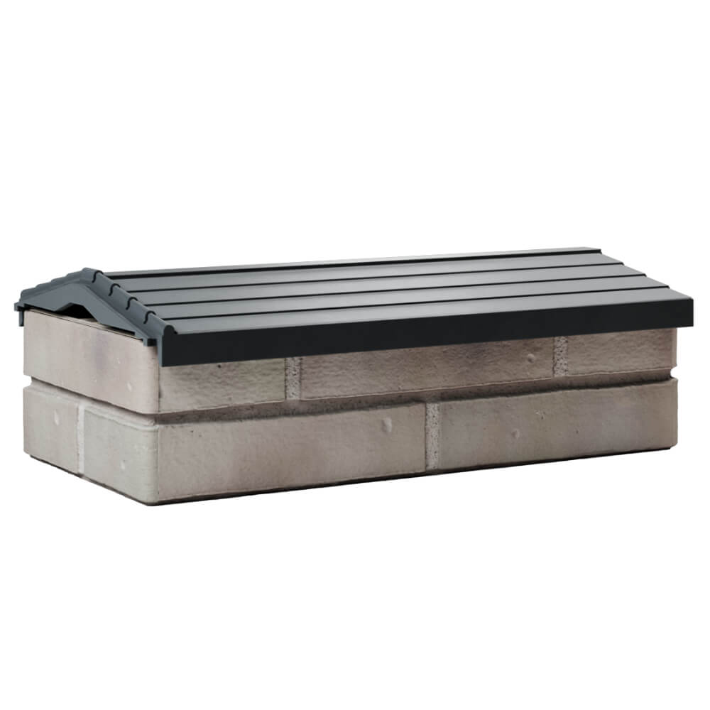 Парапет Zking Бона ХайТек Серый с посадкой на 1 кирпич (200/225/255мм)